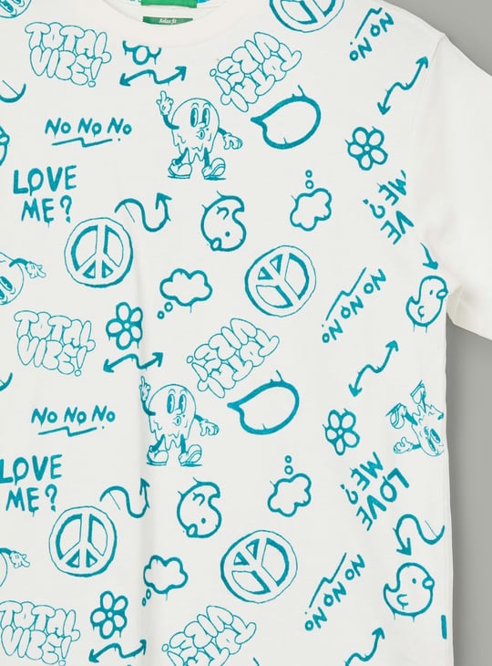 UNITED COLORS OF BENETTON Boys Printed T-shirt