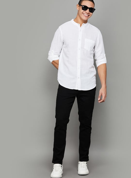UNITED COLORS OF BENETTON Textured Regular Fit Shirt
