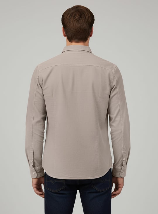 CELIO Corduroy Regular Fit Overshirt