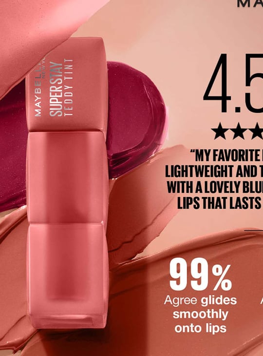 MAYBELLINE NEW YORK Superstay Lip and Cheek Colour Teddy Tint - Buffed Out - 5ml