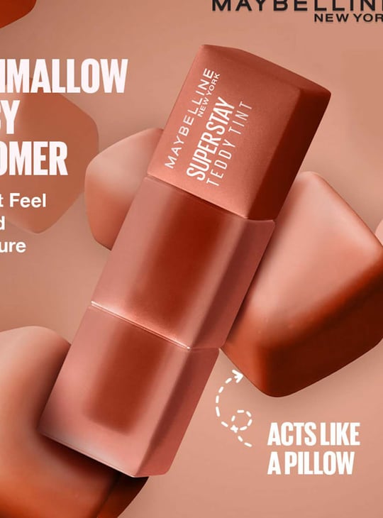 MAYBELLINE NEW YORK Superstay Lip and Cheek Colour Teddy Tint - Buffed Out - 5ml