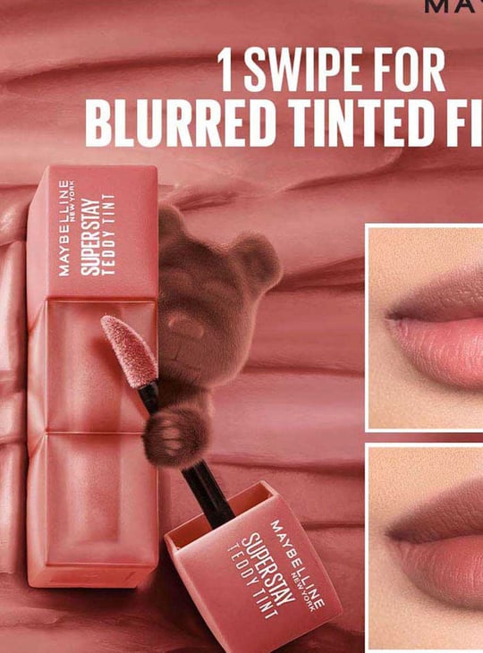 MAYBELLINE NEW YORK Superstay Lip and Cheek Colour Teddy Tint - Heart Locket - 5ml