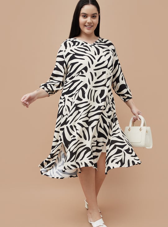 NEXUS Printed Midi Dress