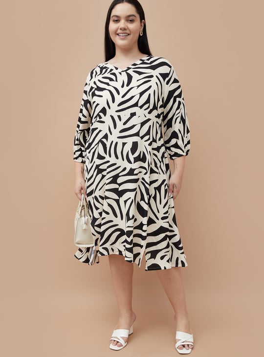 NEXUS Printed Midi Dress