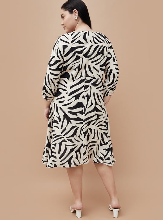 NEXUS Printed Midi Dress