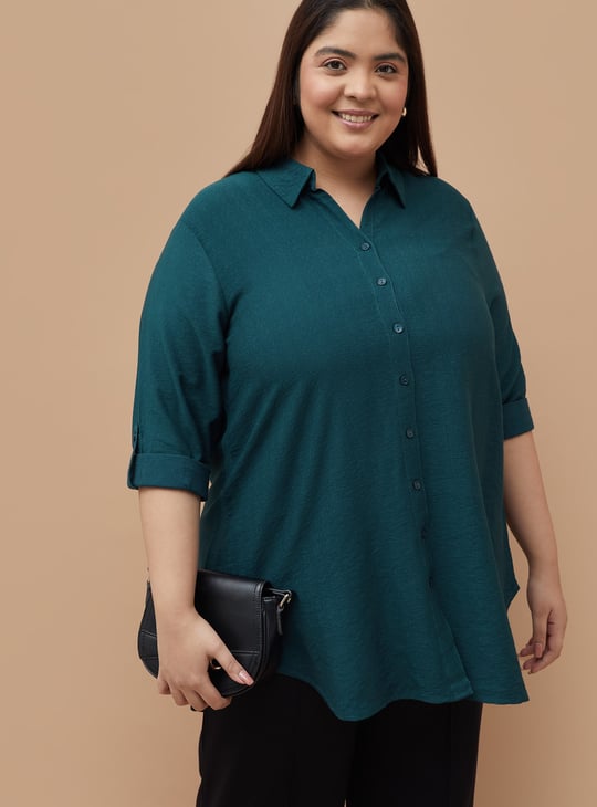 NEXUS Textured Longline Shirt