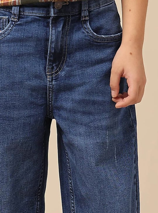 US POLO ASSN KIDS Boys Washed Comfort Fit Jeans