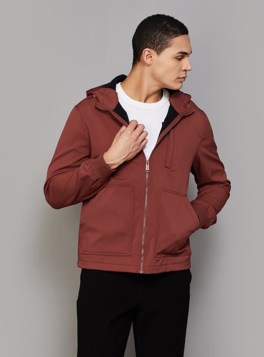 LEVI'S Solid Hooded Windcheater
