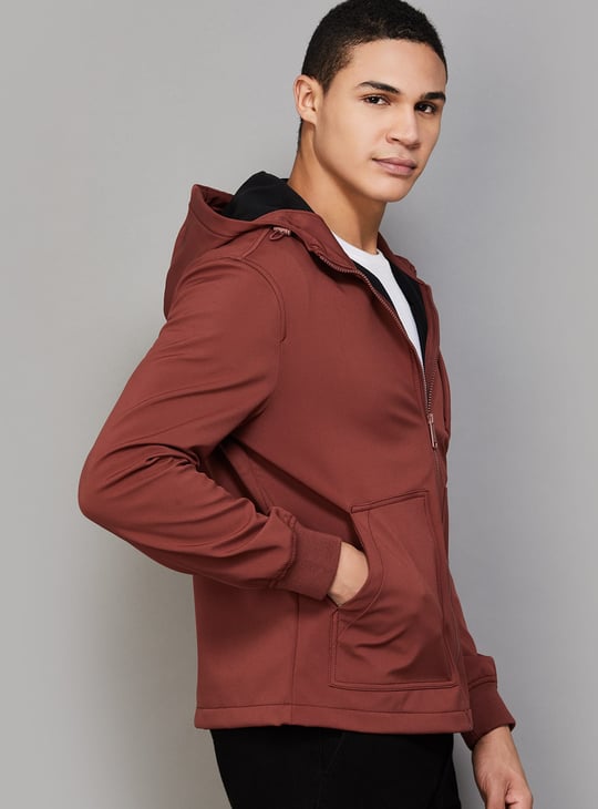 LEVI'S Solid Hooded Windcheater