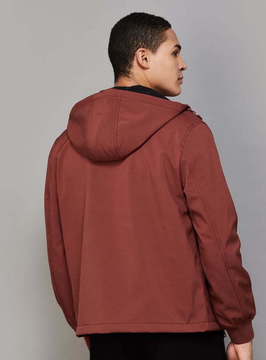 LEVI'S Solid Hooded Windcheater