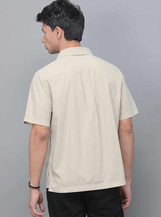 LEVI'S Solid Overdyed Slim Fit Shirt