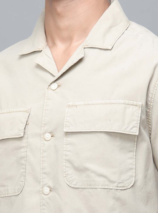 LEVI'S Solid Overdyed Slim Fit Shirt
