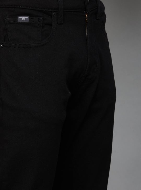 FLYING MACHINE Solid Straight Fit Jeans