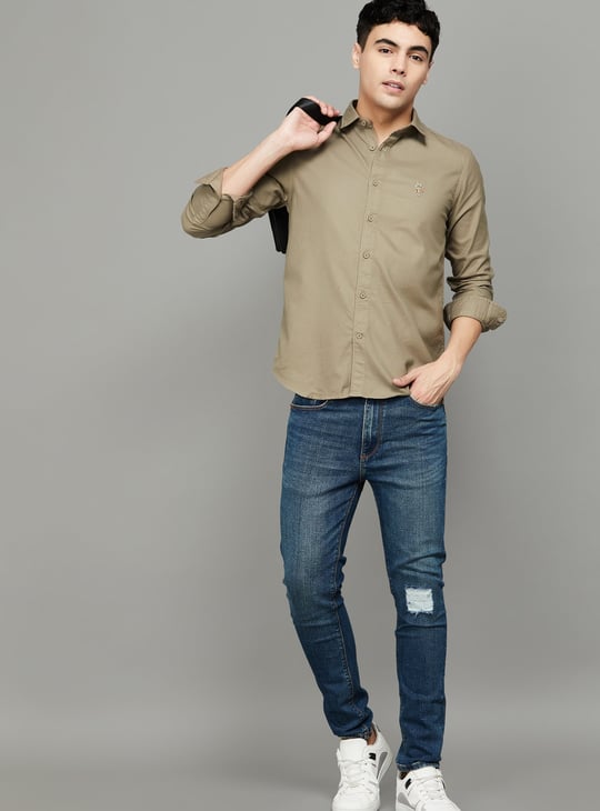US POLO ASSN Solid Regular Fit Shirt