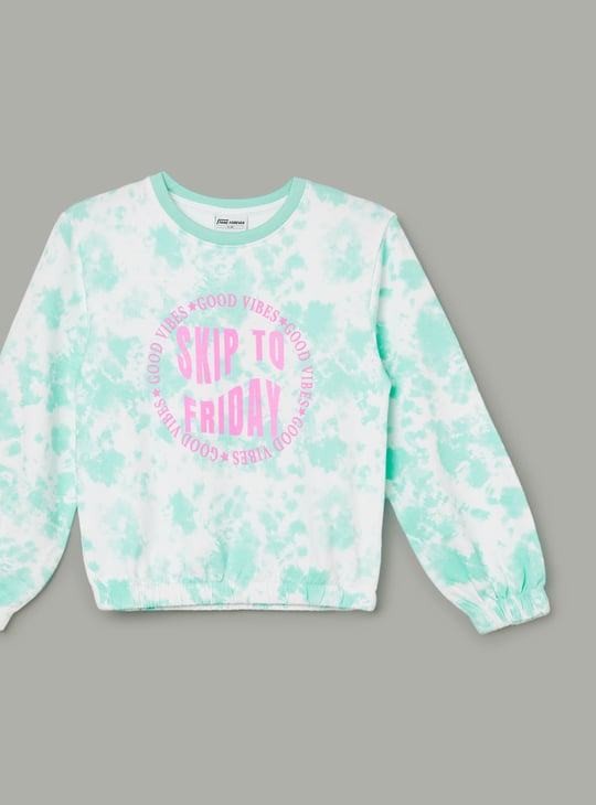 FAME FOREVER Tie & Dye Sweatshirt