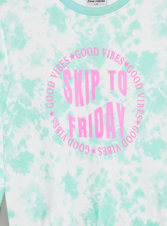 FAME FOREVER Tie & Dye Sweatshirt