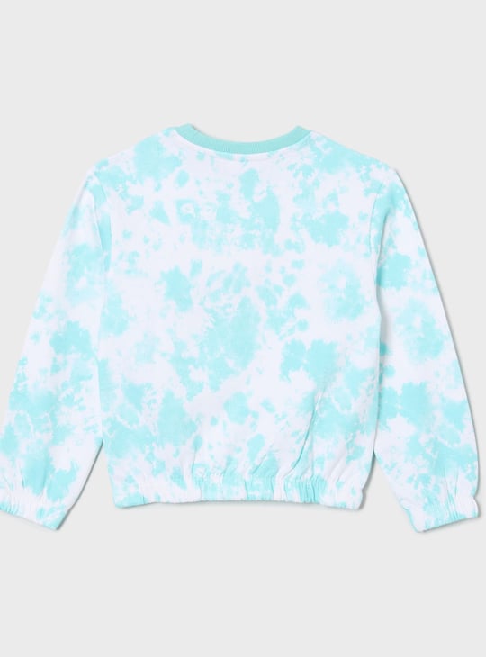 FAME FOREVER Girls Heart Print Sweatshirt