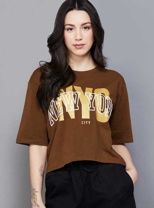 KRAUS Typographic Print T-shirt