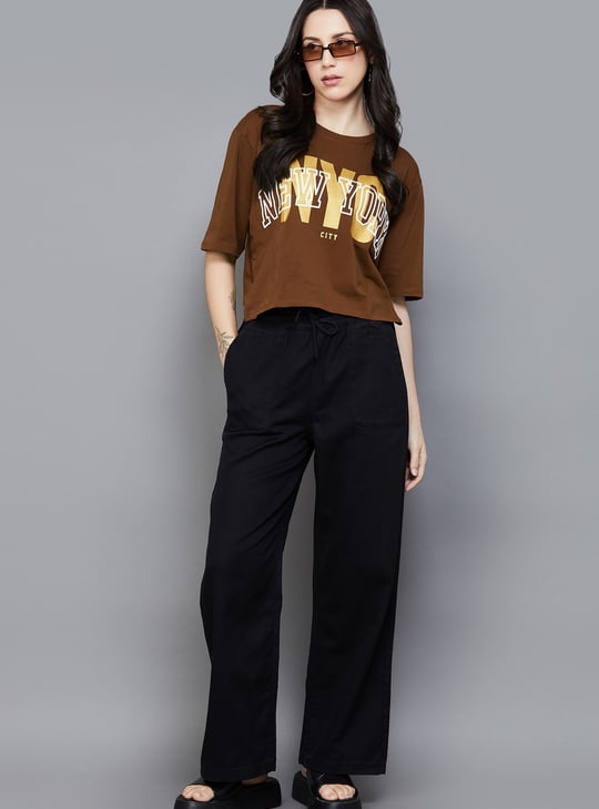 KRAUS Typographic Print T-shirt