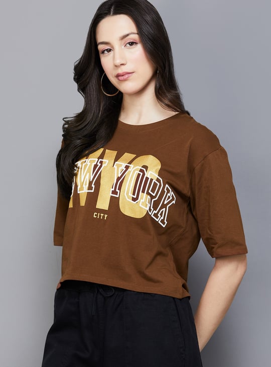 KRAUS Typographic Print T-shirt