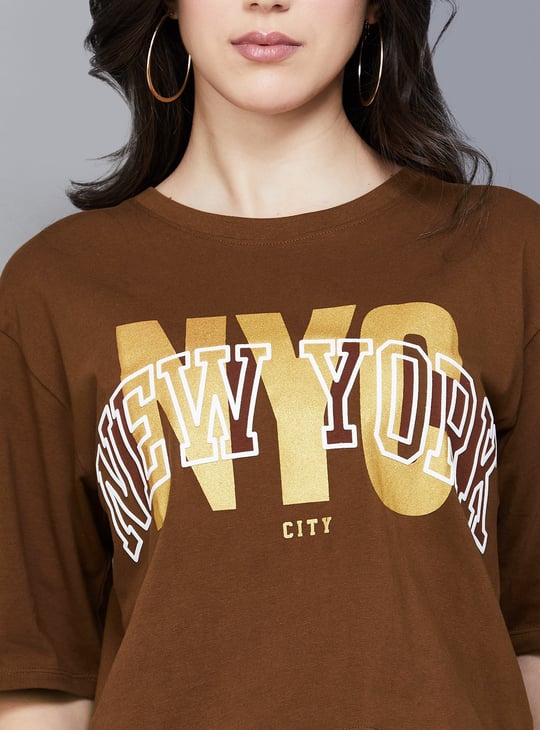 KRAUS Typographic Print T-shirt