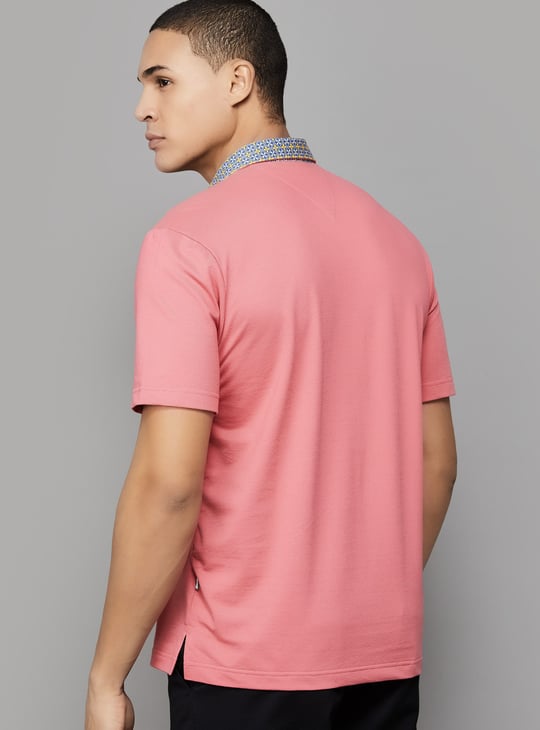 FAHRENHEIT Solid Slim Fit Polo T-shirt