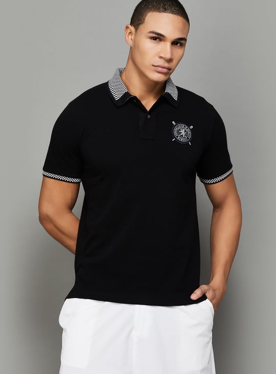 FAHRENHEIT Solid Polo T-shirt