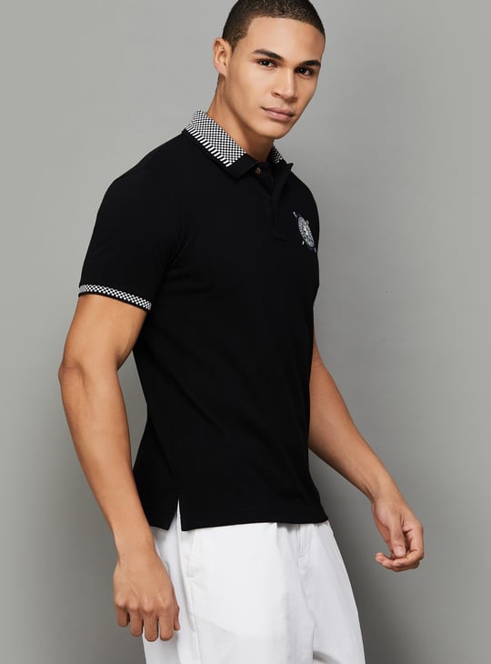 FAHRENHEIT Solid Polo T-shirt