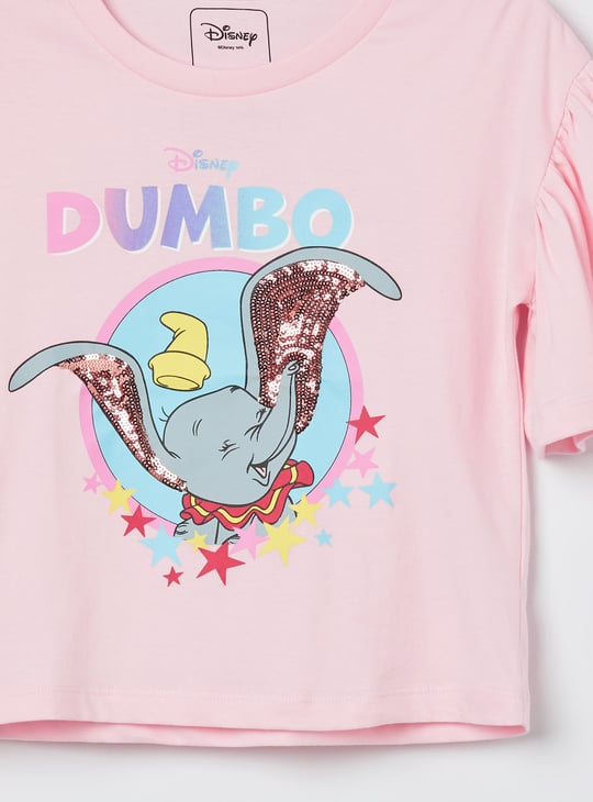 KIDSVILLE Girls Dumbo Sequined Top