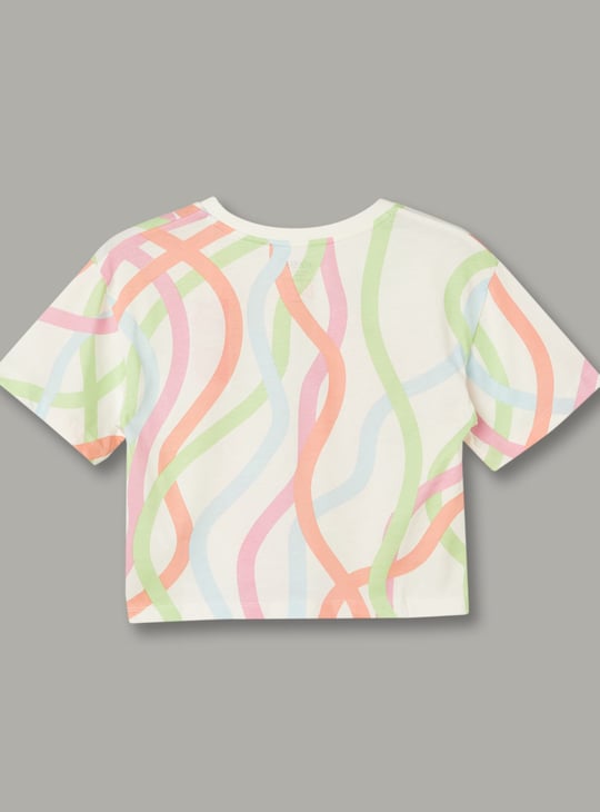 KIDSVILLE Girls Barbie Print T-shirt