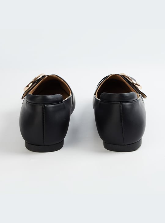 ALLEN SOLLY Buckle Ballerinas