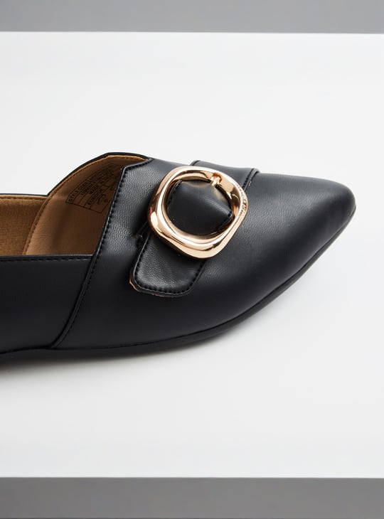 ALLEN SOLLY Buckle Ballerinas