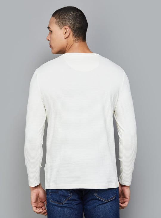 SPYKAR Knitted Henley T-shirt