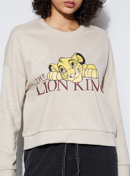 GINGER The Lion King Print Sweatshirt