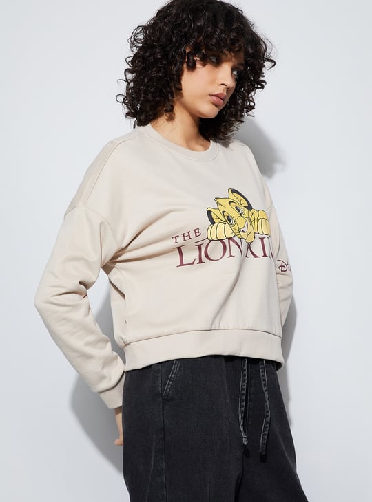 GINGER The Lion King Print Sweatshirt