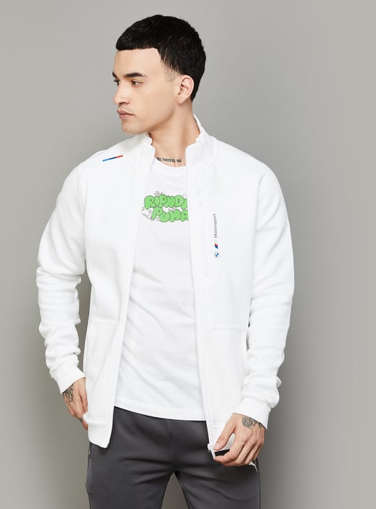 【WHITE】Sports Blouson Jacquard Mapping Print Men's Jackets | DRY DOUBLE WEAVE JACKET | ASICS Hong Kong