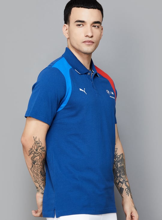 PUMA x BMW M Motorsport Colourblocked Active Polo T-shirt