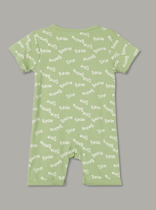 JUNIOR BABY Boys Printed Romper - Pack of 3