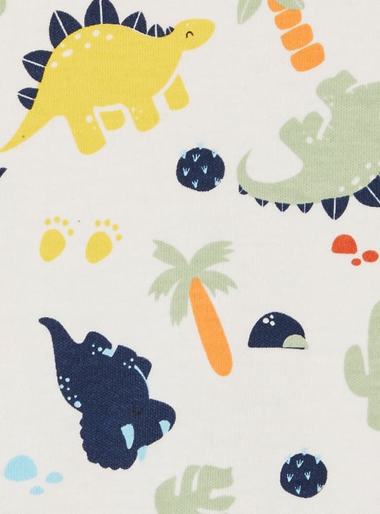 JUNIOR BABY Boys Printed Romper - Pack of 3