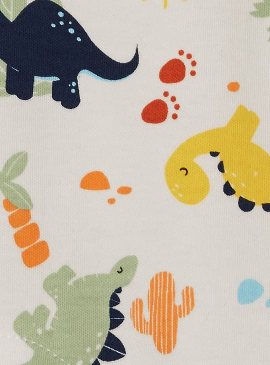 JUNIOR BABY Boys Printed Romper - Pack of 3