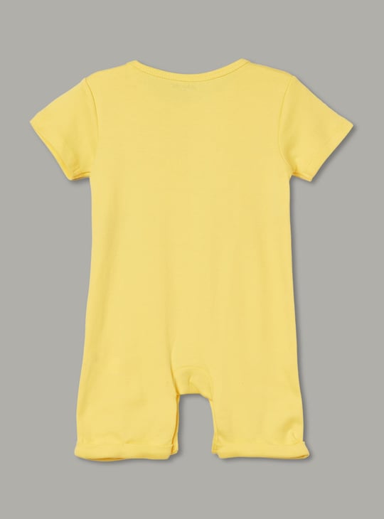 JUNIOR BABY Boys Printed Romper - Pack of 3
