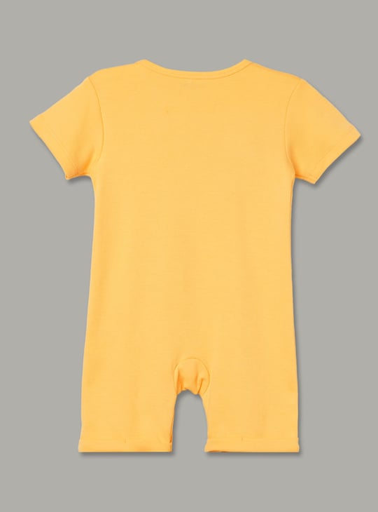 JUNIOR BABY Boys Printed Romper - Pack of 3