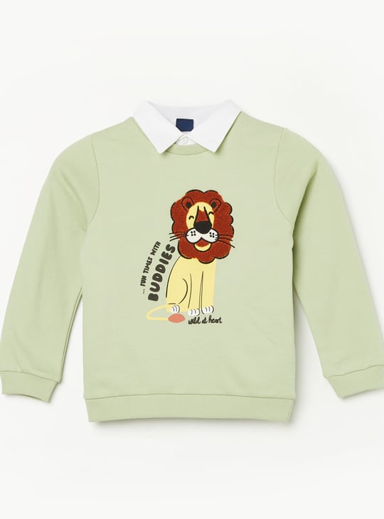 JUNIORS Graphic Print Sweatshirt