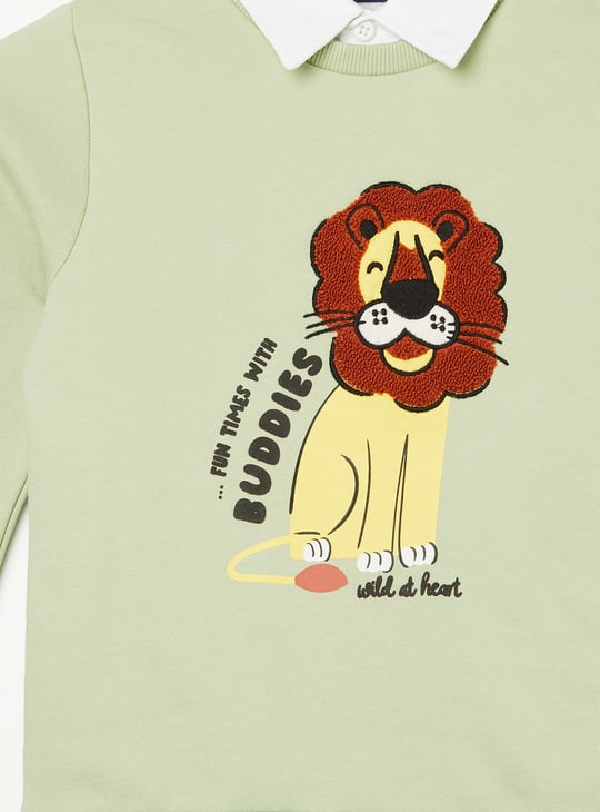 JUNIORS Graphic Print Sweatshirt