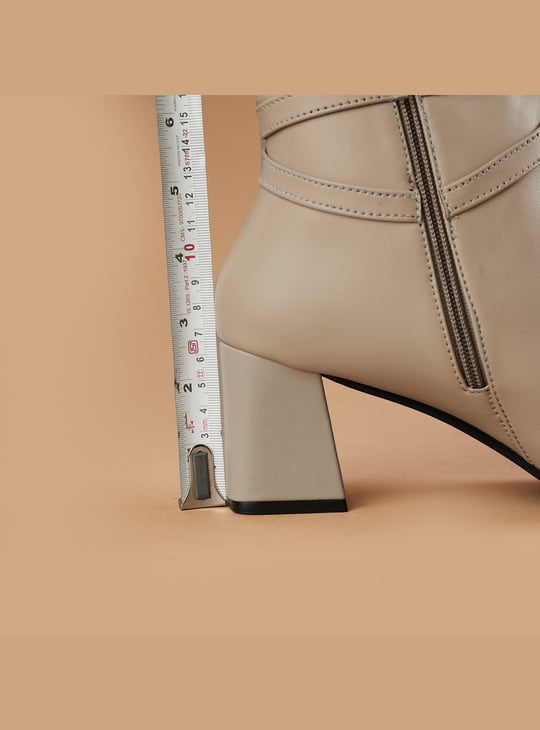 GINGER Block-Heel Ankle Boots