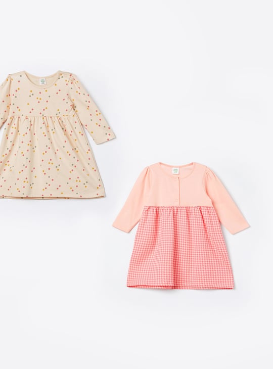 FS MINI KLUB Assorted A-Line Dresses - Pack of 2