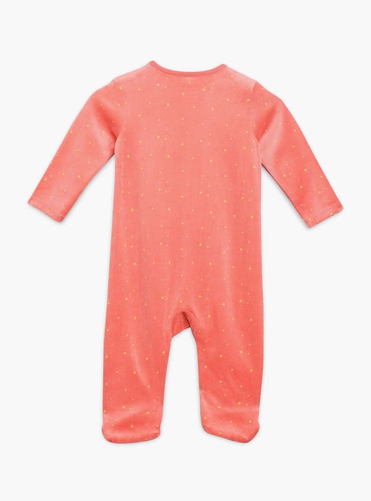 FS MINI KLUB Girls Embroidered Sleepsuit