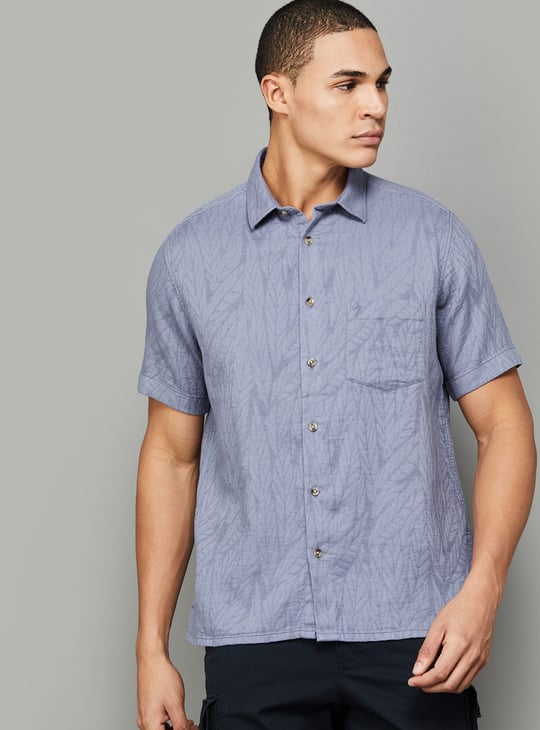 INDIAN TERRAIN Patterned Classic Fit Shirt