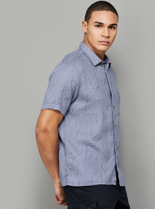 INDIAN TERRAIN Patterned Classic Fit Shirt