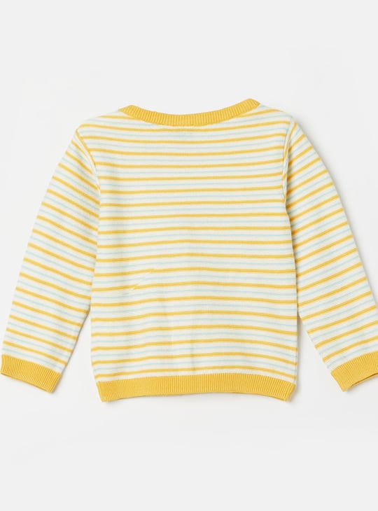 JUNIOR BABY Boys Appliqued Sweater with Joggers